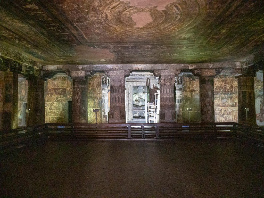 India, Maharashtra, Ajanta Caves – Cave 17 High-Quality Images & Videos The MCA Collection