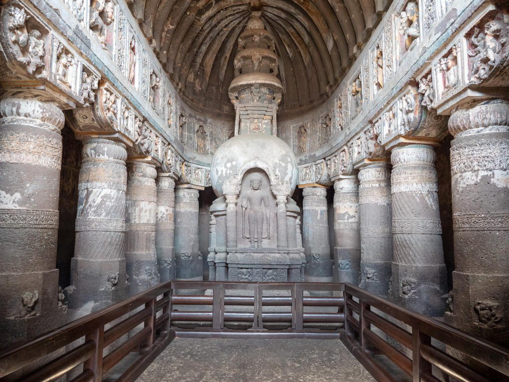 India, Maharashtra, Ajanta Caves – Cave 19 High-Quality Images & Videos The MCA Collection