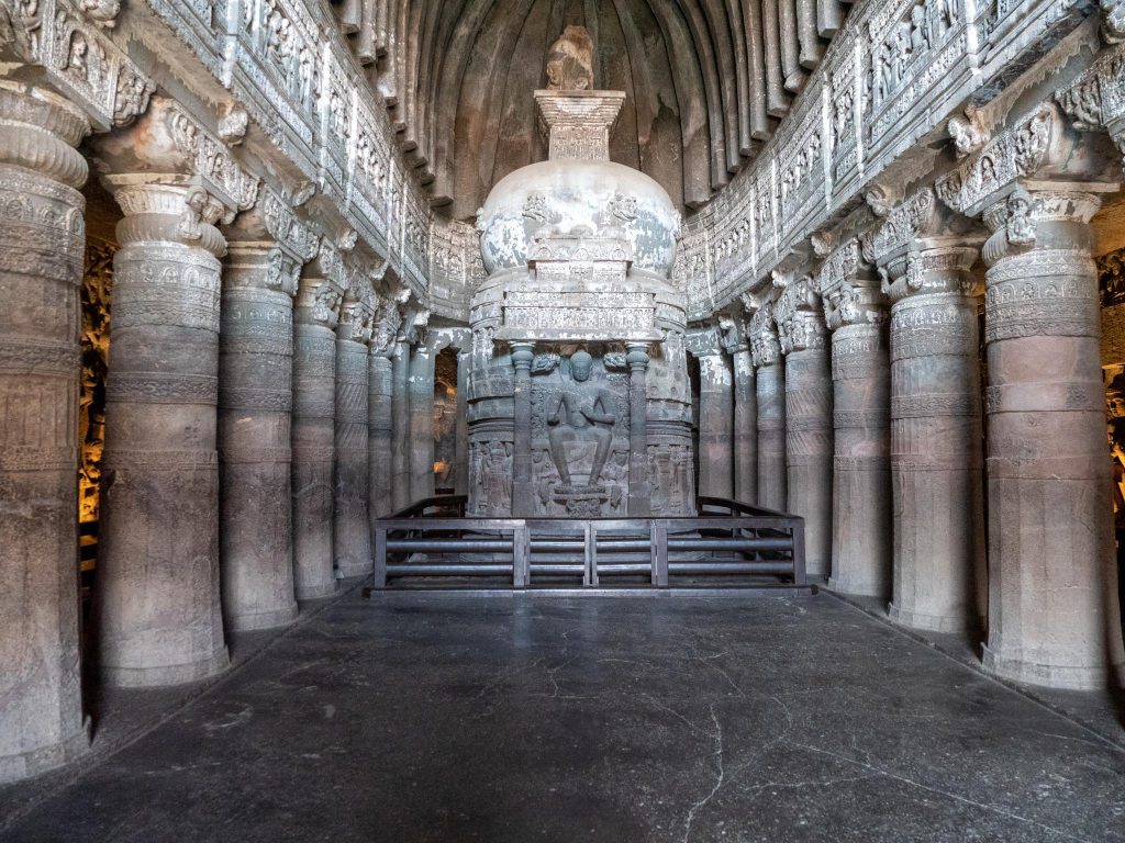 India, Maharashtra, Ajanta Caves – Cave 26 High-Quality Images & Videos The MCA Collection