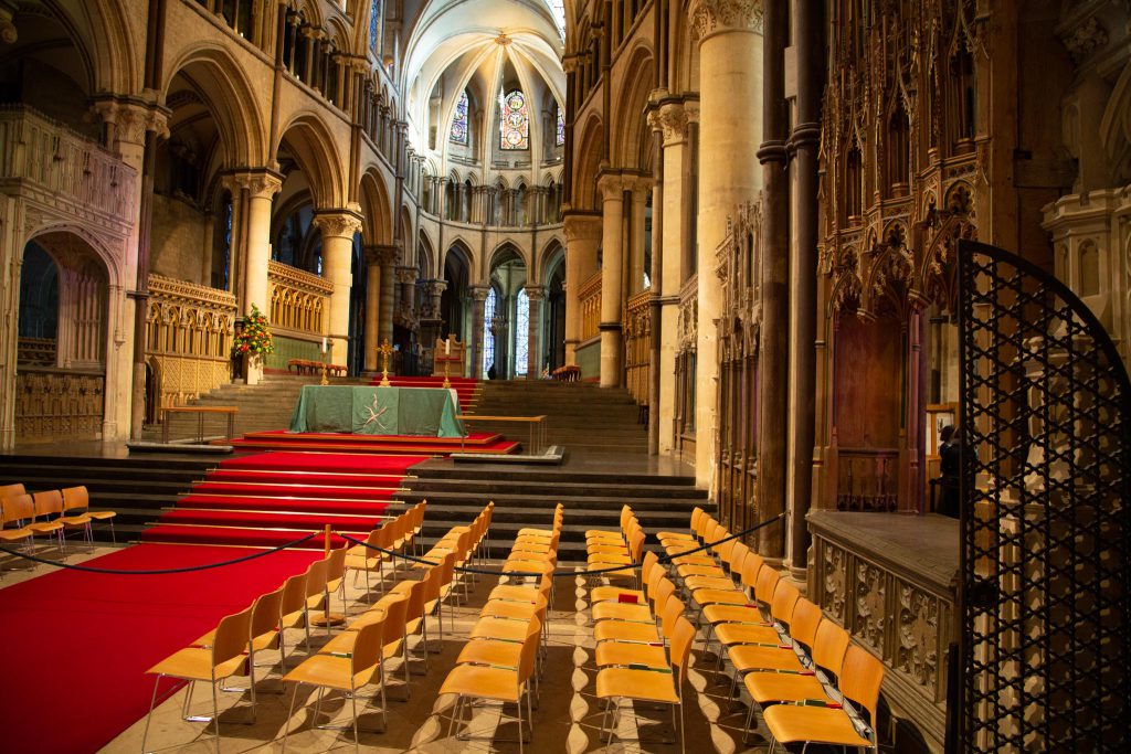England, Canterbury cathedral – Presbitery (00:01:08) High-Quality Images & Videos The MCA Collection