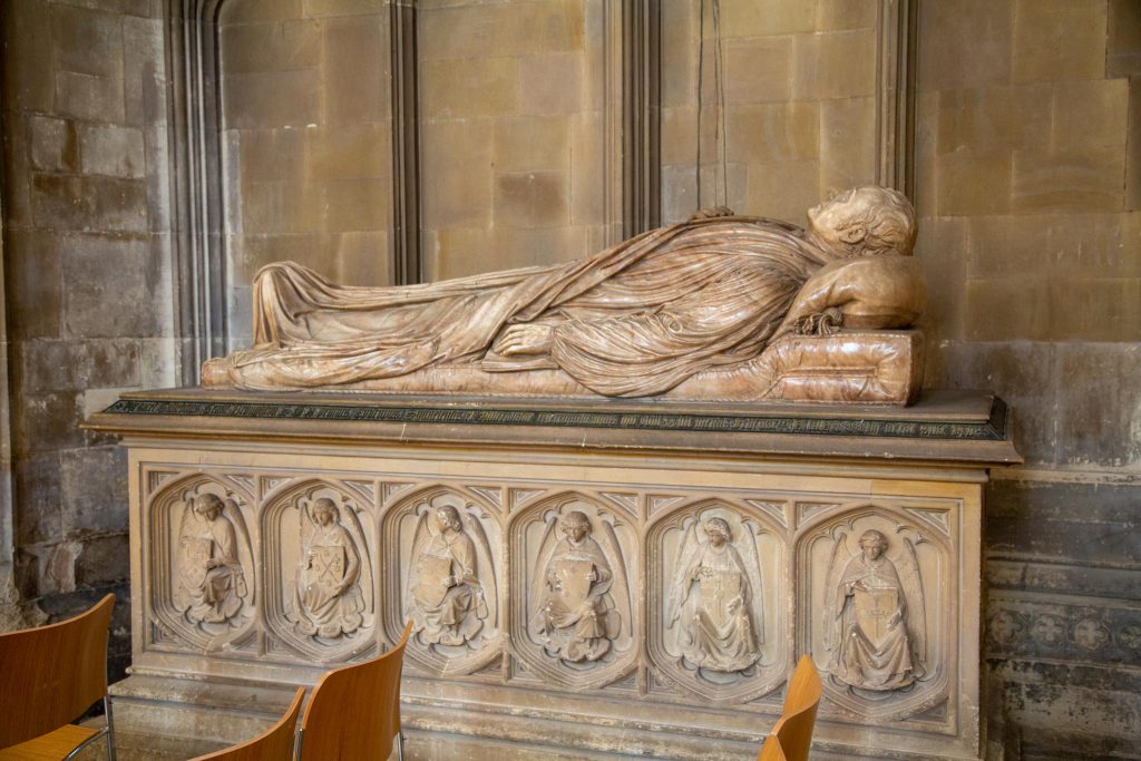 England, Canterbury cathedral – Tomb of Grant Broughton (00:00:22) High-Quality Images & Videos The MCA Collection