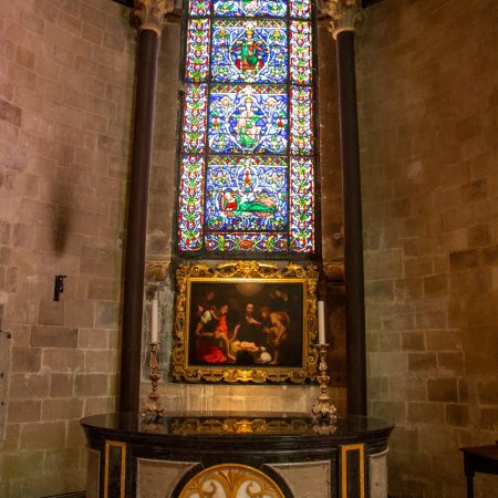England, Canterbury cathedral - Chapel of Saint John the Evangelist (00:00:37)