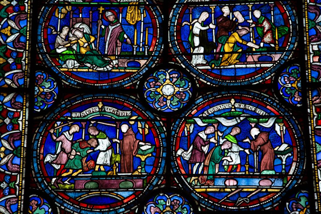 England, Canterbury cathedral – Stained Glass (00:03:14) High-Quality Images & Videos The MCA Collection