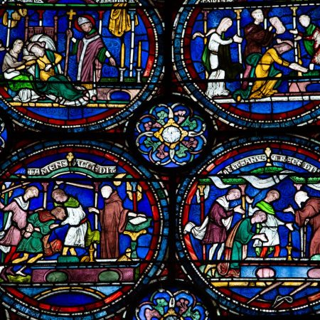 England, Canterbury cathedral - Stained Glass (00:03:14)