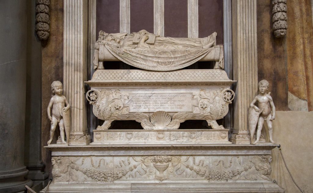 Italy, Florence – Basilica Santa Croce – Carlo Marsuppini Tomb (00:00:38) High-Quality Images & Videos The MCA Collection