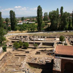 North Macedonia, Heracles Lyncetis ancient city – Portico of the courtroom (00:00:34) High-Quality Images & Videos The MCA Collection