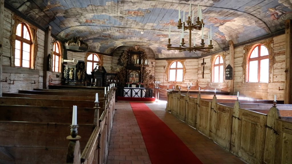 Latvia, Kuldiga, Traditional Wooden Church 1705 (00:01:33) High-Quality Images & Videos The MCA Collection