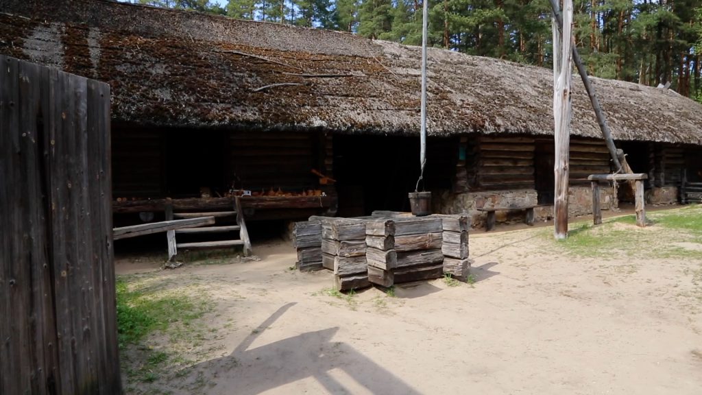 Latvia, Traditional facility for raising water from a well, 19th century (00:00:24) High-Quality Images & Videos The MCA Collection