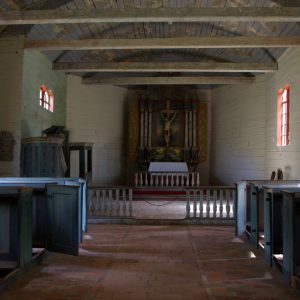 Latvia, Vecborne, Traditional Wooden Church, 19th century (00:02:05) High-Quality Images & Videos The MCA Collection