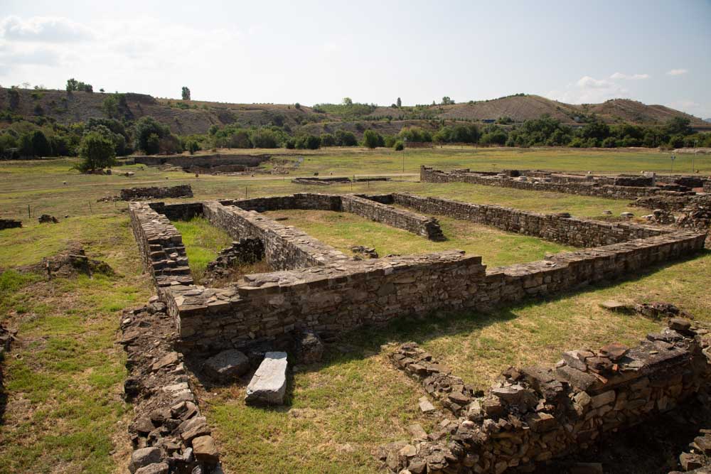 North Macedonia, Stobi ancient city – Civil Basilica  (00:00:13) High-Quality Images & Videos The MCA Collection