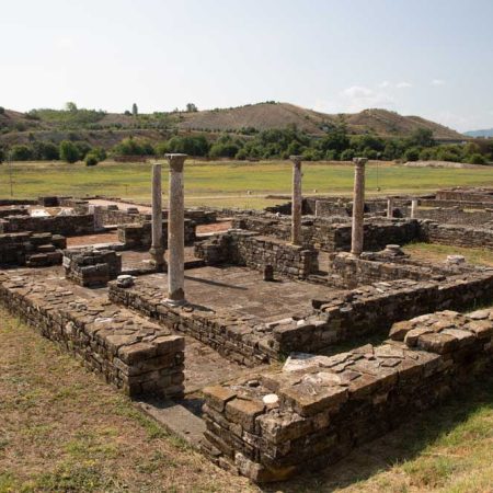 North Macedonia, Stobi ancient city – Synagogue Basilica (00:00:42) North Macedonia, Stobi ancient city - Synagogue Basilica (00:00:42)