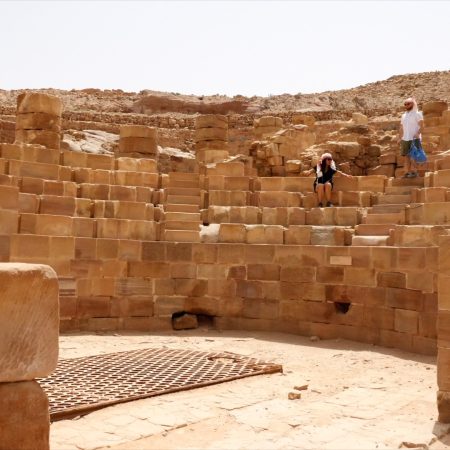Jordan, Petra - Great Temple - Theatron