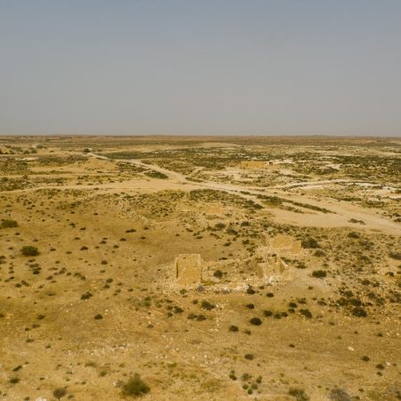 Israel, Haluza (Elusa) Nabatean city - Hebrew Narration