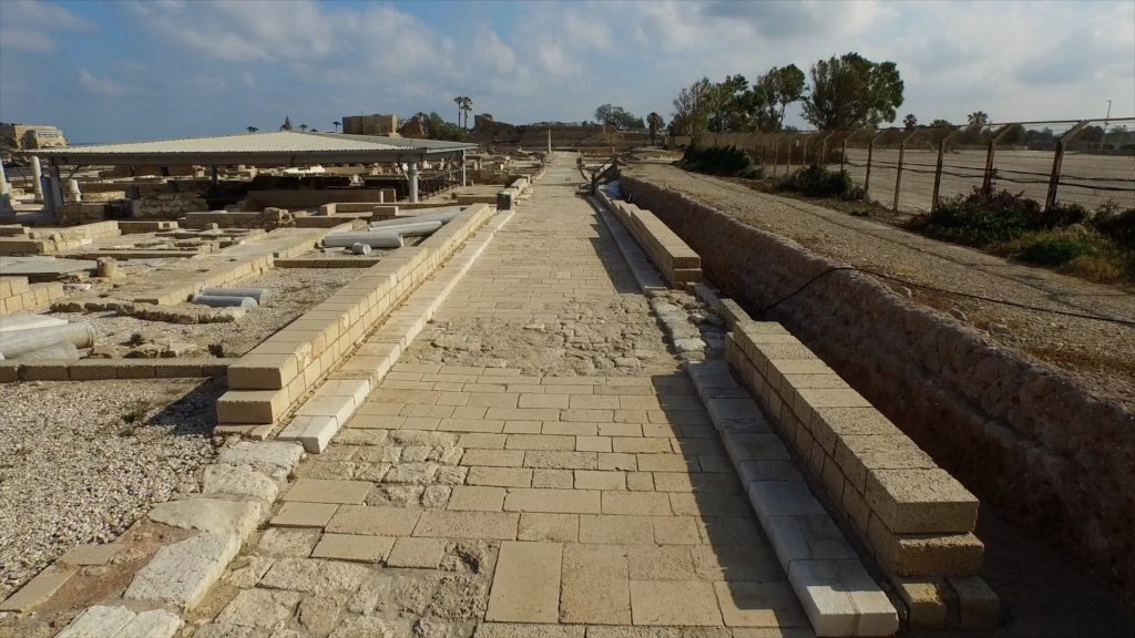 Israel, Caesarea Maritima – Cardo Maximus High-Quality Images & Videos The MCA Collection