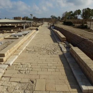 Israel, Caesarea Maritima – Cardo Maximus High-Quality Images & Videos The MCA Collection