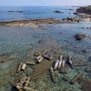 Israel, Caesarea Maritima – Roman Sebastos Harbour High-Quality Images & Videos The MCA Collection