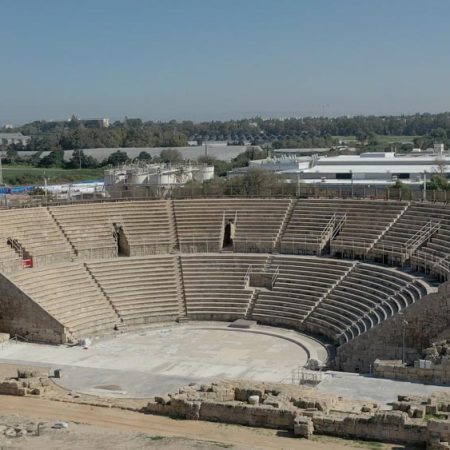 Israel, Caesarea Maritima - Roman Theatre