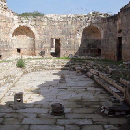 Israel, Hamat Gader - Roman Baths - Caldarium