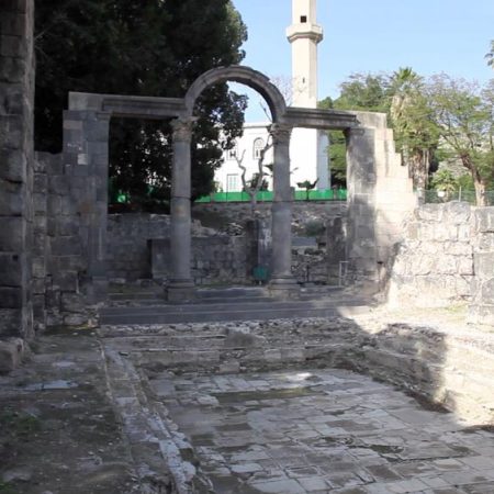 Israel, Hamat Gader - Roman Baths - Tapidarium