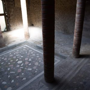 Italy, Pompeii, House of Menander,  view of a room with the Impluvium on the ground floor High-Quality Images & Videos The MCA Collection