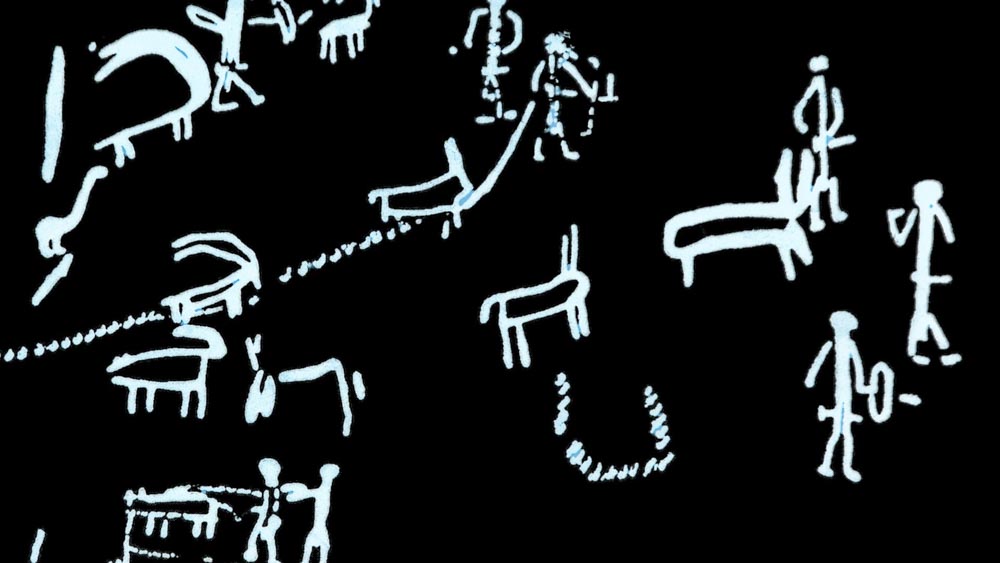 Israel, Timna Valley – Rock Engraving – The Chariots encarving High-Quality Images & Videos The MCA Collection