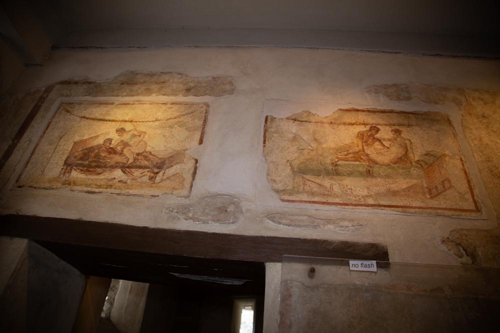 Italy, Pompeii, Brothel, building with small cells and frescoes High-Quality Images & Videos The MCA Collection