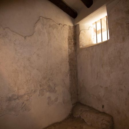 Italy, Pompeii, Brothel, view of a room