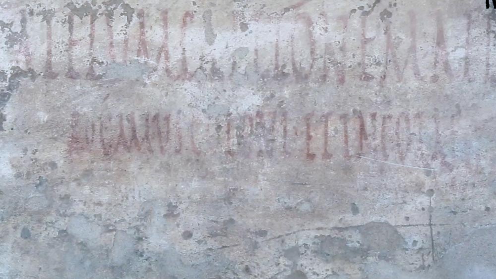 Italy, Pompeii, Graffity and drawing on the walls High-Quality Images & Videos The MCA Collection