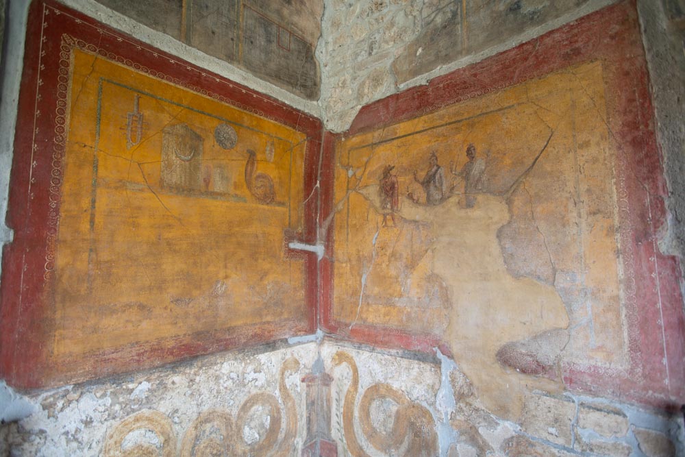 Italy, Pompeii, House of the Gilded Cupids, room with frescoes10 High-Quality Images & Videos The MCA Collection