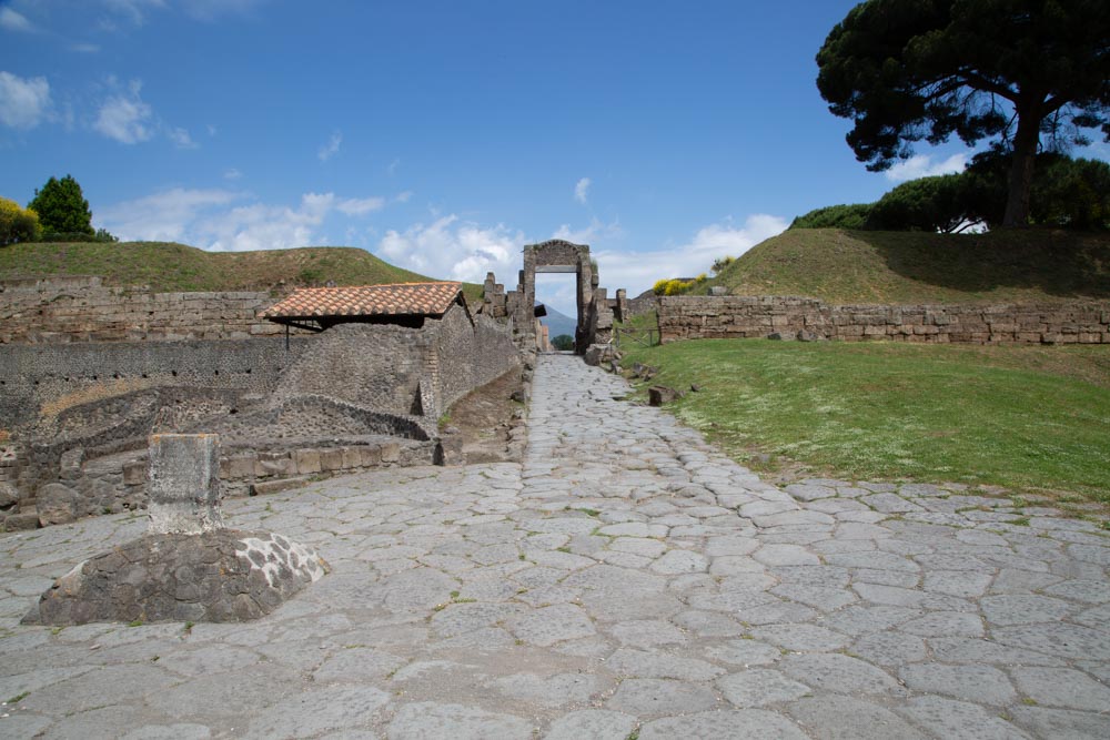 Italy, Pompeii, Porta Nocera and city  walls High-Quality Images & Videos The MCA Collection