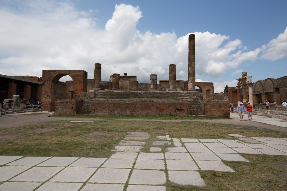 Italy, Pompeii, Roman Forum, Temple of  Jupiter High-Quality Images & Videos The MCA Collection