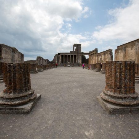 Italy, Pompeii, Roman Forum, Civic  Basilica1