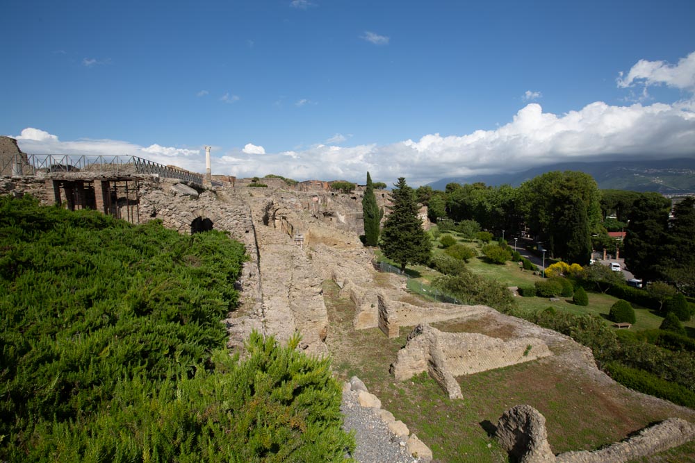 Italy, Pompeii, Roman buildings near Porta Marina High-Quality Images & Videos The MCA Collection