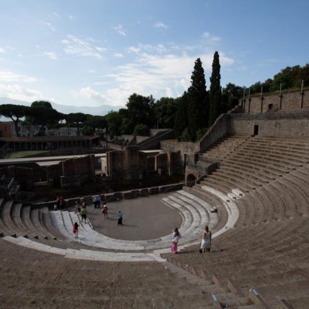 Italy, Pompeii, Roman Great theatre