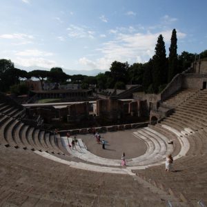 Italy, Pompeii, Roman Great theatre1 High-Quality Images & Videos The MCA Collection