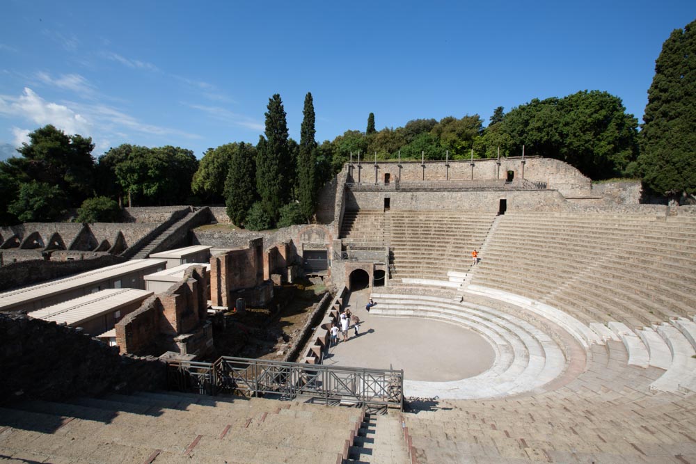 Italy, Pompeii, Roman Great theatre2 High-Quality Images & Videos The MCA Collection