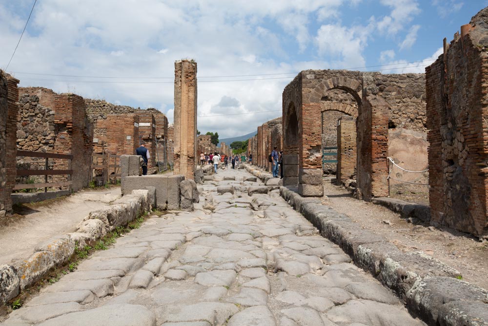 Italy, Pompeii, Roman streets High-Quality Images & Videos The MCA Collection
