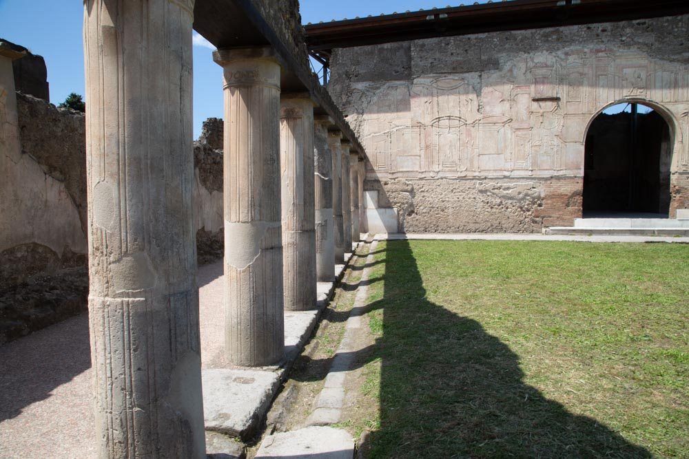Italy, Pompeii, Stabian Baths, porticoes surrounding the gymnasium High-Quality Images & Videos The MCA Collection
