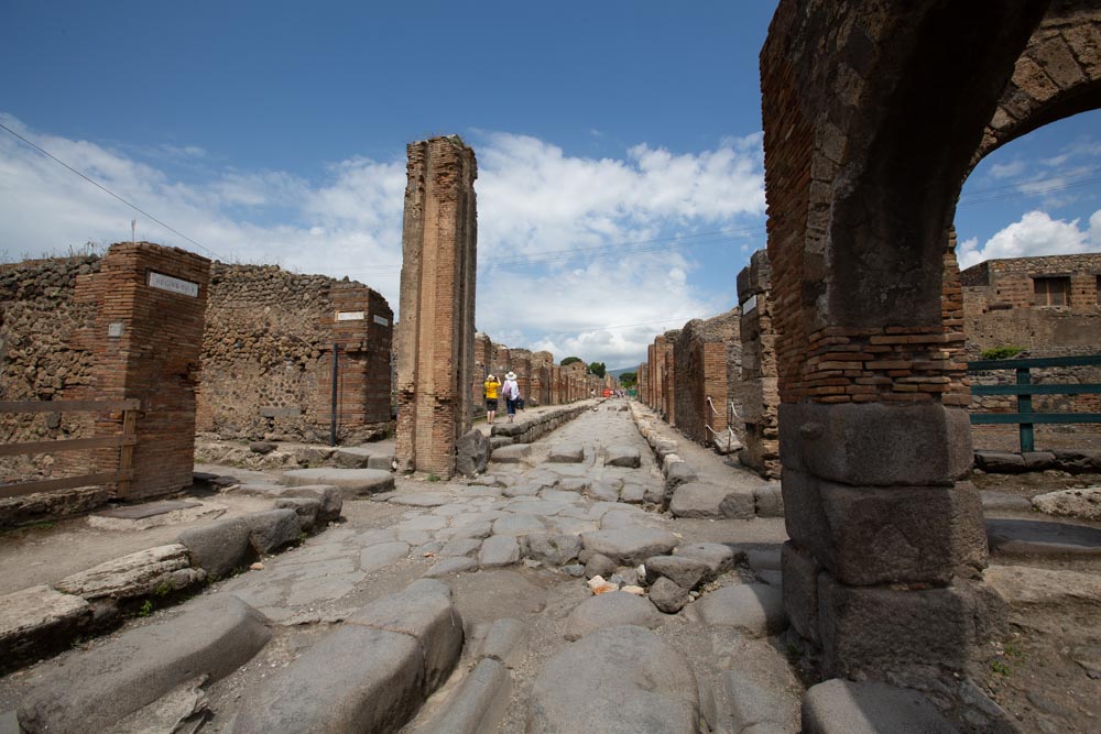 Italy, Pompeii, Street with Chariot  Tracks High-Quality Images & Videos The MCA Collection