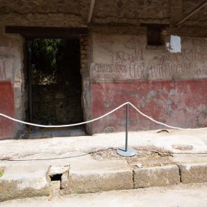 Italy, Pompeii, Via dell’Abondanza, Graffity on the walls, electoral slogans High-Quality Images & Videos The MCA Collection