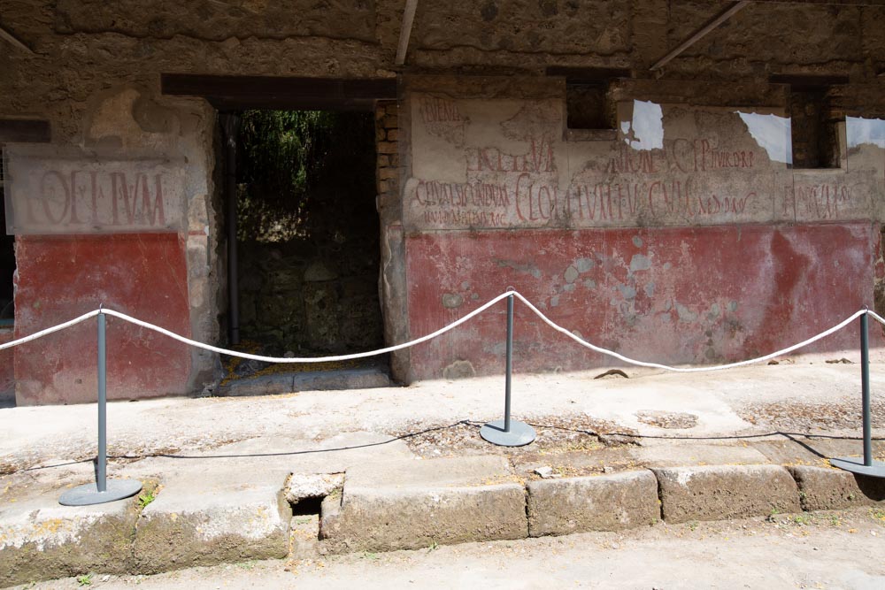 Italy, Pompeii, Via dell’Abondanza, Graffity on the walls, electoral slogans High-Quality Images & Videos The MCA Collection