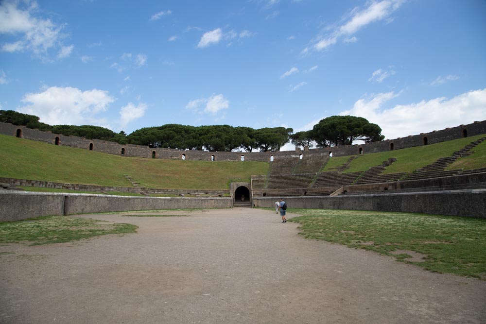 Italy, Pompeii – Amphitheatre – view of the aerena High-Quality Images & Videos The MCA Collection