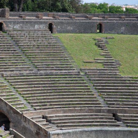 Italy, Pompeii - Amphitheatre - general view