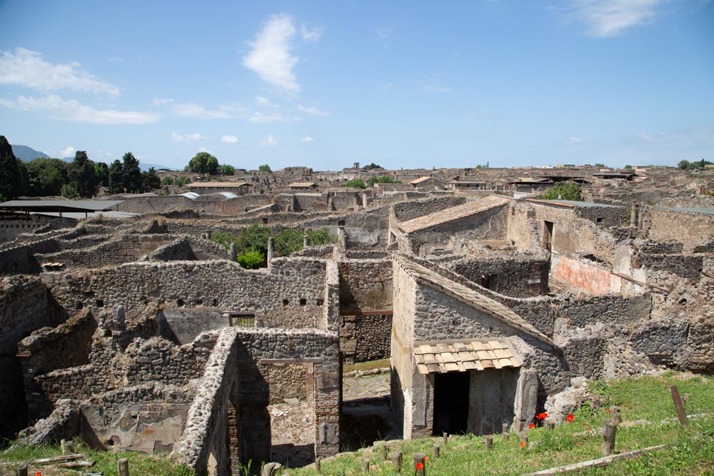 Italy, Pompeii, general view of the eastern quarter High-Quality Images & Videos The MCA Collection