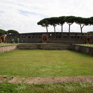 Italy, Pompeii, great palaestra – pool in the center High-Quality Images & Videos The MCA Collection