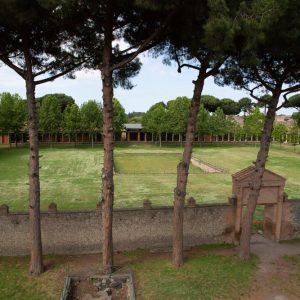 Italy, Pompeii, great palaestra – view from the amphitheatre High-Quality Images & Videos The MCA Collection