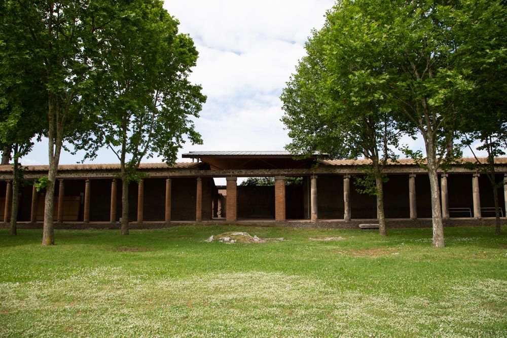 Italy, Pompeii, great palaestra –  great portico High-Quality Images & Videos The MCA Collection