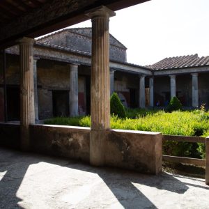 Italy, Pompeii, House of the Menander, view of the garden with the Portico High-Quality Images & Videos The MCA Collection