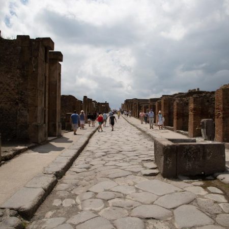 Italy, Pompeii - view of streets