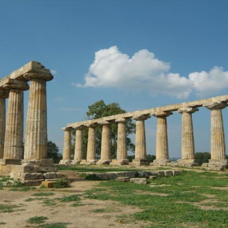 Italy, Metapontum - Temple of Hera